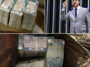 PF apreende R$ 430 mil em espécie em endereço ligado a deputado Sóstenes Cavalcante