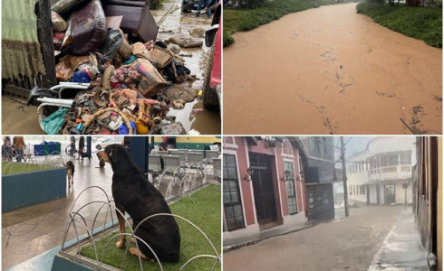 Temporal no Centro-Oeste de MG tem 200 milímetros em 24 horas, transbordamento de rios e desabrigados