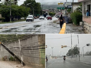 Chuva de 109 milímetros alaga ruas, derruba árvores e postes em Fortaleza