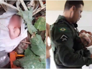 Bebê é encontrado dentro de sacola em meio a lixo em Icó, no interior do Ceará
