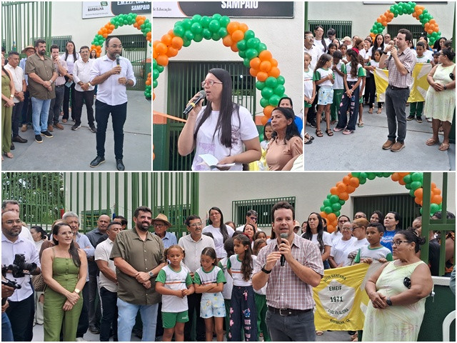 Prefeitura de Barbalha reinaugura Escola no Distrito de Santana