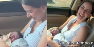 'Sou obstetra e fiz meu próprio parto': Médica dá à luz dentro de carro a caminho do hospital no Ceará; vídeo