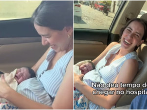 'Sou obstetra e fiz meu próprio parto': Médica dá à luz dentro de carro a caminho do hospital no Ceará; vídeo