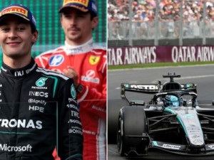 GP da Austrália: Russell segura Leclerc e vence em dobradinha da Mercedes; Bortoleto é 9º