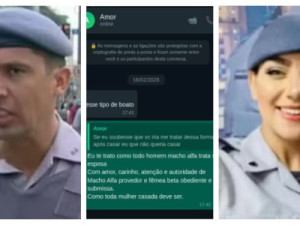 Tenente-coronel acusado de matar esposa dizia ser 'macho alfa' e cobrava que ela fosse 'fêmea beta obediente e submissa'; veja mensagens