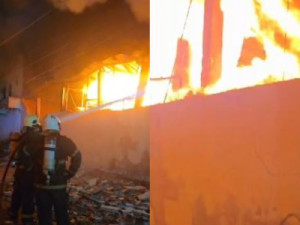 Incêndio atinge fábrica de velas em Juazeiro do Norte