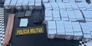 Polícia apreende quase 3 mil comprimidos de rebite e prende motorista suspeito no CE