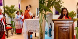 Comunidade do Barro Vermelho celebra Domingo de Ramos