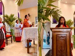 Comunidade do Barro Vermelho celebra Domingo de Ramos