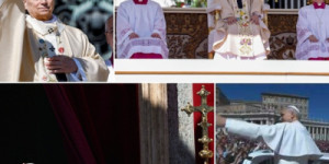 Papa Leão XIV manda mensagem em português em missa de Páscoa no Vaticano