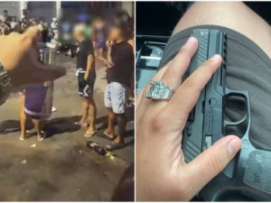 PM e amigo são presos com armas e drogas após participarem de festa promovida por grupo criminoso