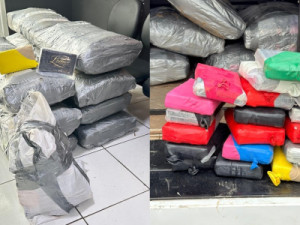 Cerca de meia tonelada de cocaína é apreendida em sítio usado como balneário no MA; mulher foi presa