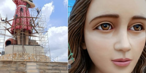 Menina Benigna: criança beatificada pelo Vaticano ganha estátua da altura do Cristo Redentor
