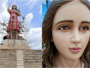 Menina Benigna: criança beatificada pelo Vaticano ganha estátua da altura do Cristo Redentor