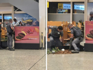 Homem é detido com espada no Aeroporto de Viracopos; PM usou arma de choque
