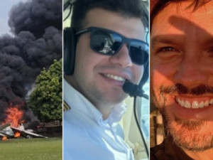 Duas pessoas morrem em queda de avião de pequeno porte em Marília-SP
