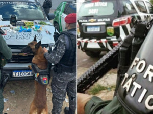 Mulher é presa em flagrante com drogas no Bairro Bela Vista em Barbalha