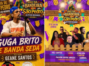 Pau de bandeira de São Pedro no Bairro Alto do Rosário; amanhã (28)