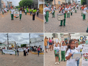 Educação de Barbalha faz desfile cívico com o tema principal Inclusão