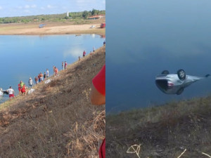 Três homens morrem após carro cair em açude na Grande Fortaleza