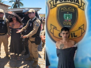 Preso vestido de mulher, homem é suspeito de cometer 16 homicídios em três meses na Paraíba