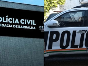 Homem em crise de ciúmes ameaça ex-mulher e preso na porta da delegacia em Barbalha