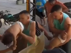 Criança em convulsão é salva de engasgo por bombeiro civil de folga no Ceará